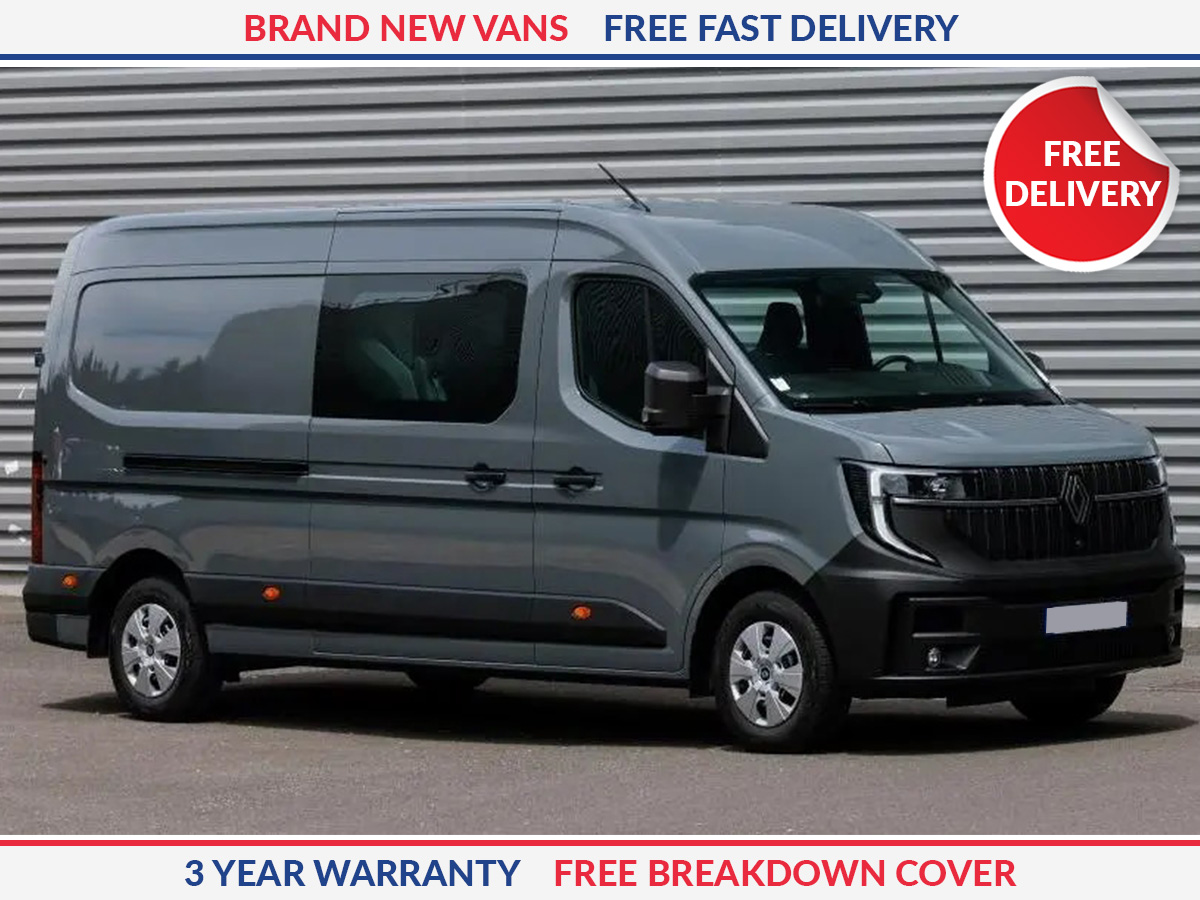 Renault Master LM35 Blue dCi 150 Advance Medium Roof Crew Van